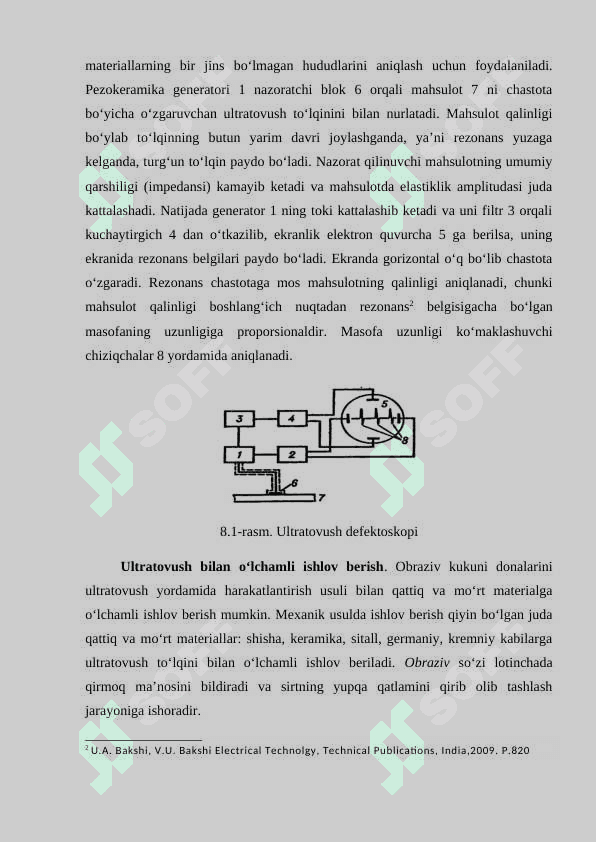 Ultratovush bilan materiallarga ishlov berish 2