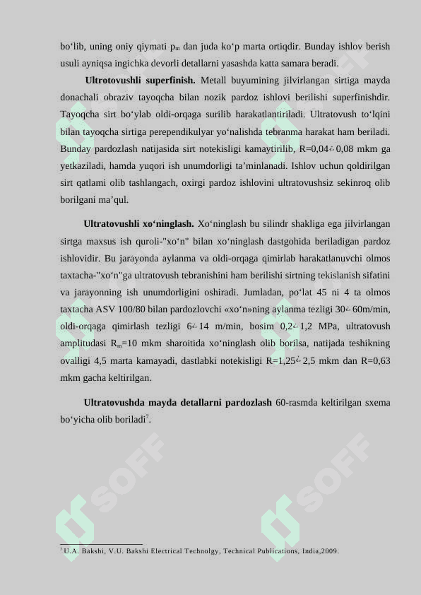 Ultratovush bilan materiallarga ishlov berish 8