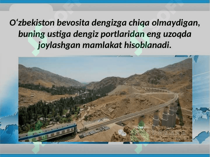 O'ZBEKISTON RESPUBLIKASINING TASHQI SIYOSATINI AMALGA OSHIRISH TIZIMINING SHAKALLANISH 8