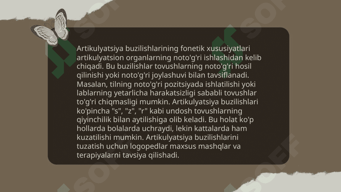 Dizartriyali bolalarda artikulyatsiya buzulishlari 8