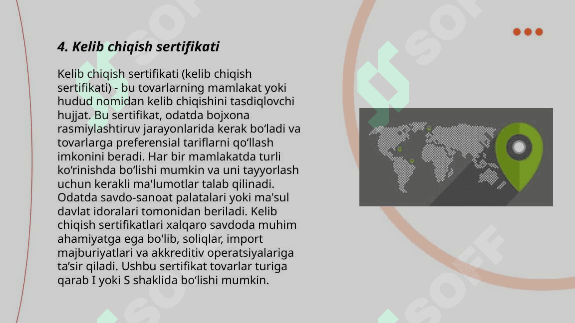 Bojxona nazorati uchun talab qilinadigan hujjatlar 6