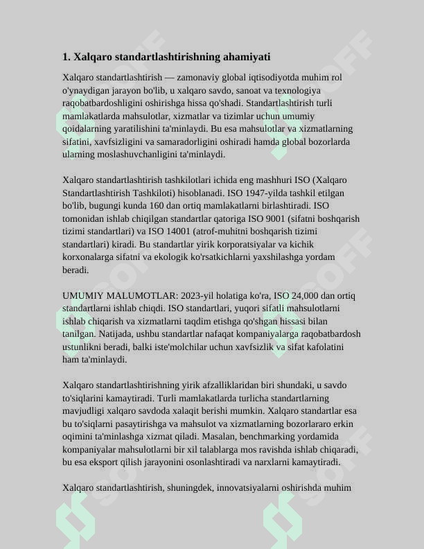 XALQARO STANDARTLASHTIRISH VA METROLOGIYA TIZIMLARI 3