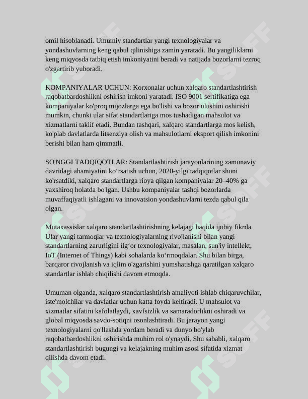XALQARO STANDARTLASHTIRISH VA METROLOGIYA TIZIMLARI 4