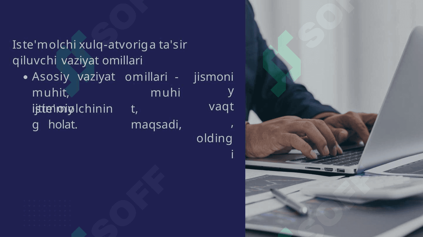 ISTE’MOLCHI XULQ  ATVORINING UNING QAROR  QABUL QILISHIGA TA’SIRI 4