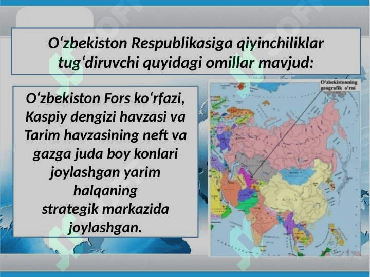 O'ZBEKISTON RESPUBLIKASINING TASHQI SIYOSATINI AMALGA OSHIRISH TIZIMINING SHAKLLANISH 6
