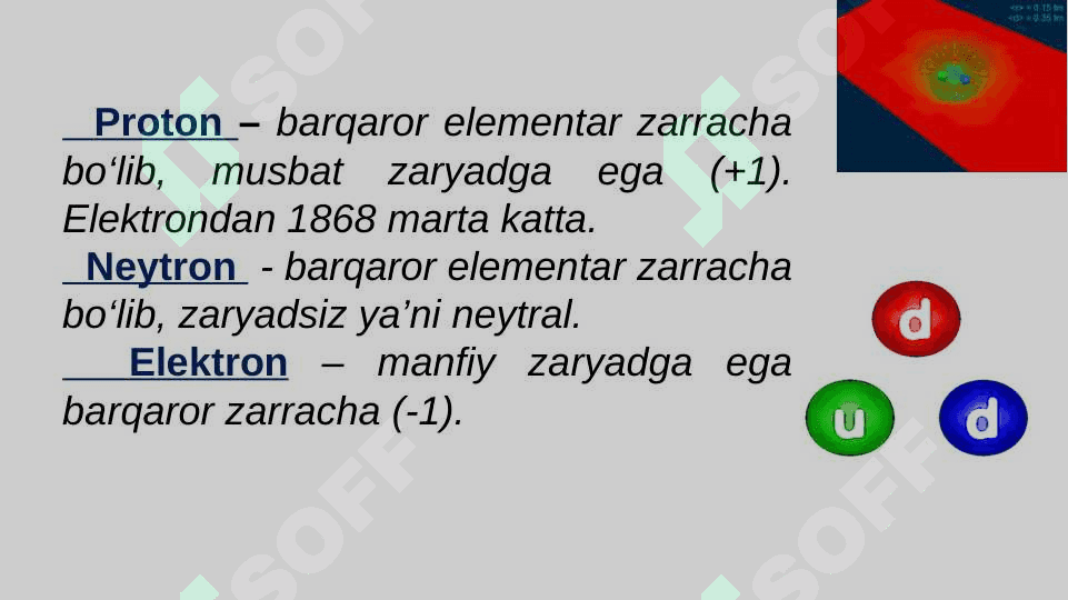 Izotoplar. Izobarlar 5