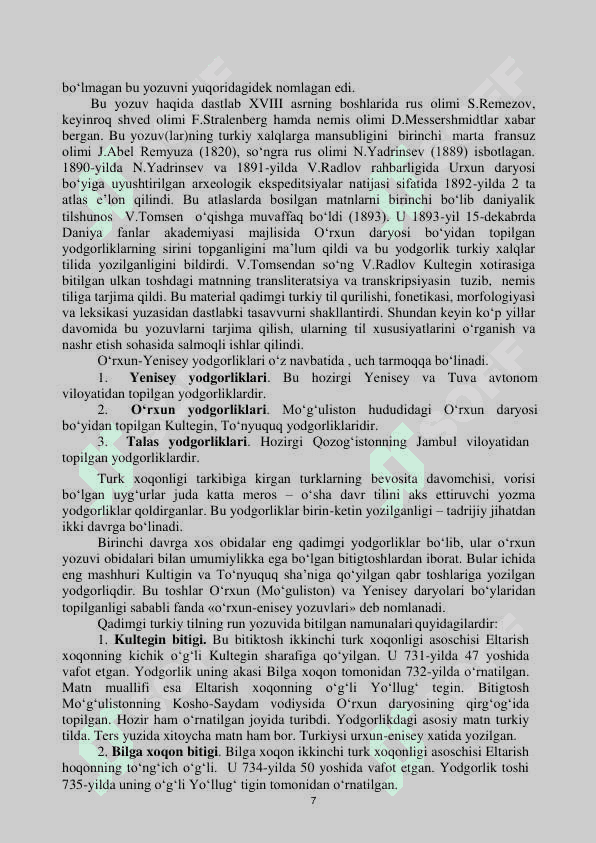 QADIMGI TURKIY TIL 8