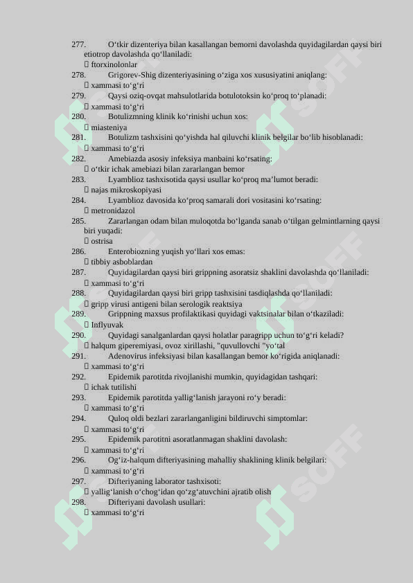 YUQUMLI KASALLIKLARI argos 7