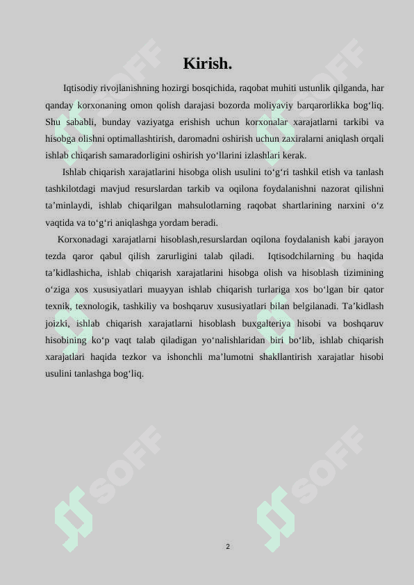ABC costing 2
