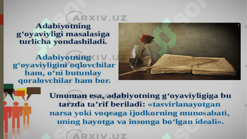 Badiiy asar va badiiy asar mavzusi 2