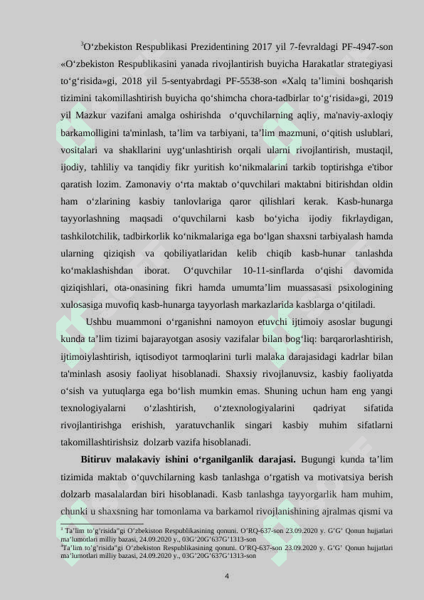 Maktab o‘quvchilarining kasb tanlash jarayonlari psixodiagnostikasi 4