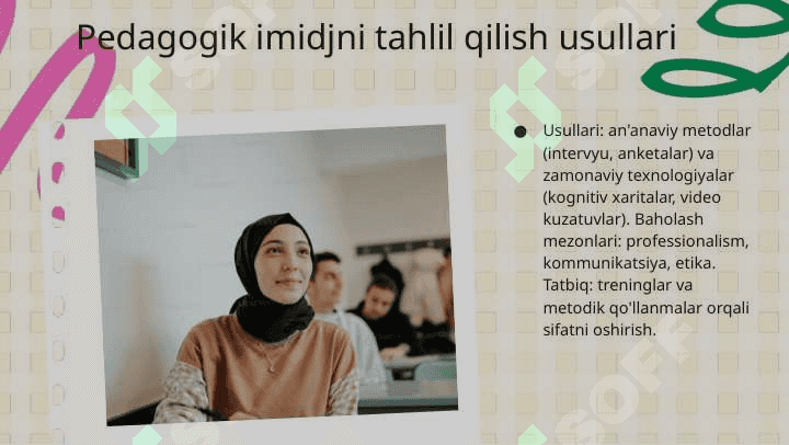 Pedagogik imidj. Pedagogik refleksiya 4