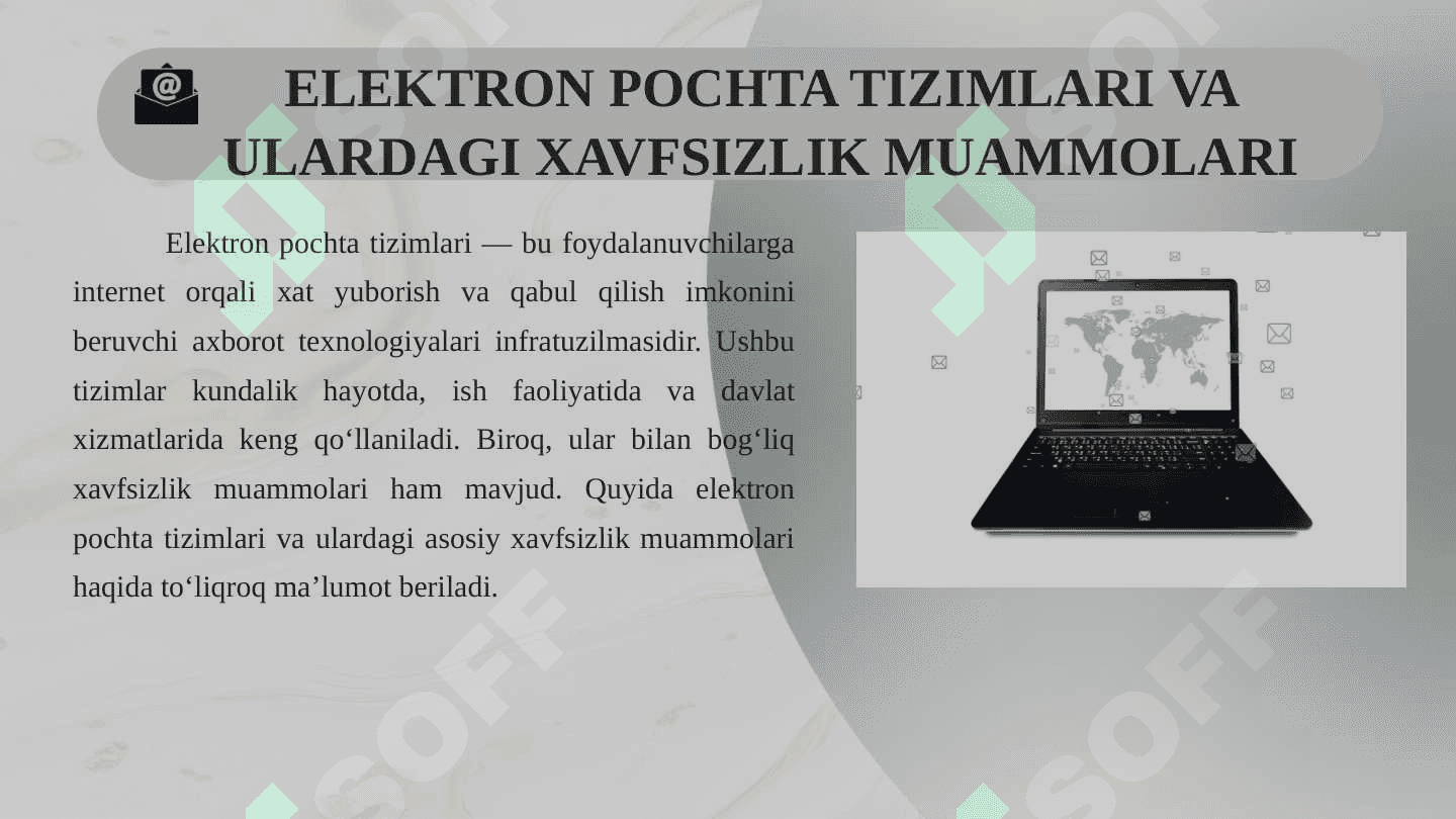 Spamni aniqlash uchun electron pochta xabarlarini tasniflash algoritmini ishlab chiqish 4