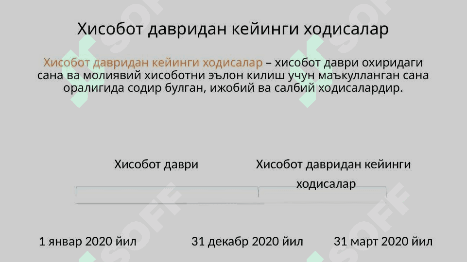 10-сон БҲХС  “Ҳисобот давридан кейинги ҳодисалар” 5