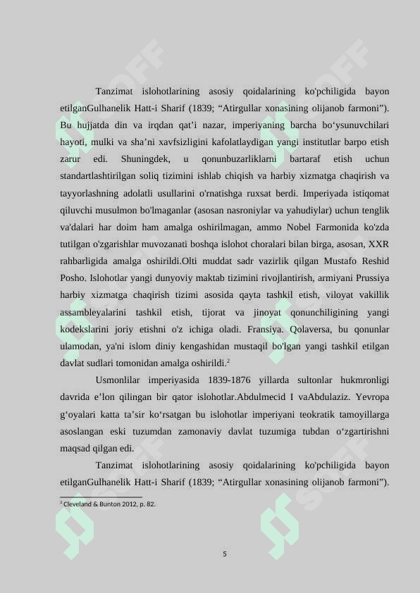 Usmonlilar emperiyasi tanzimot davrida 5