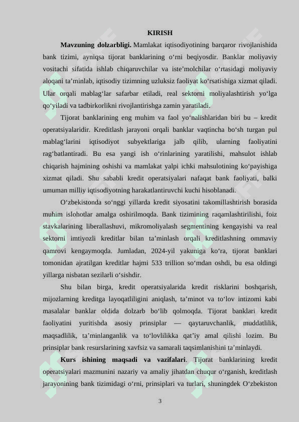 Tijorat banklarining kredit operatsiyalari 3