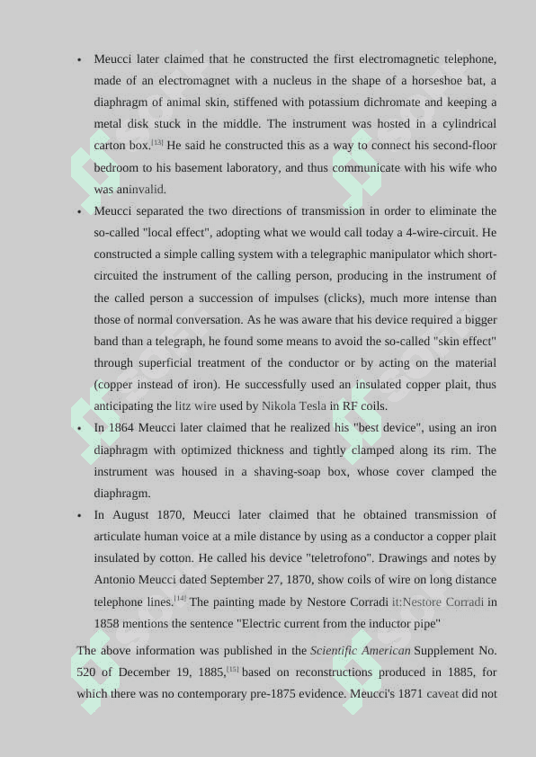 History of the telephone invention 8