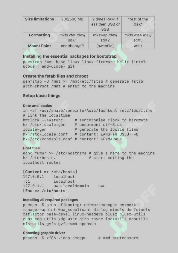 Arch Linux Installing 2