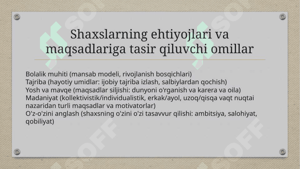 Shaxslar va guruhlarga motivatsiya berish 3