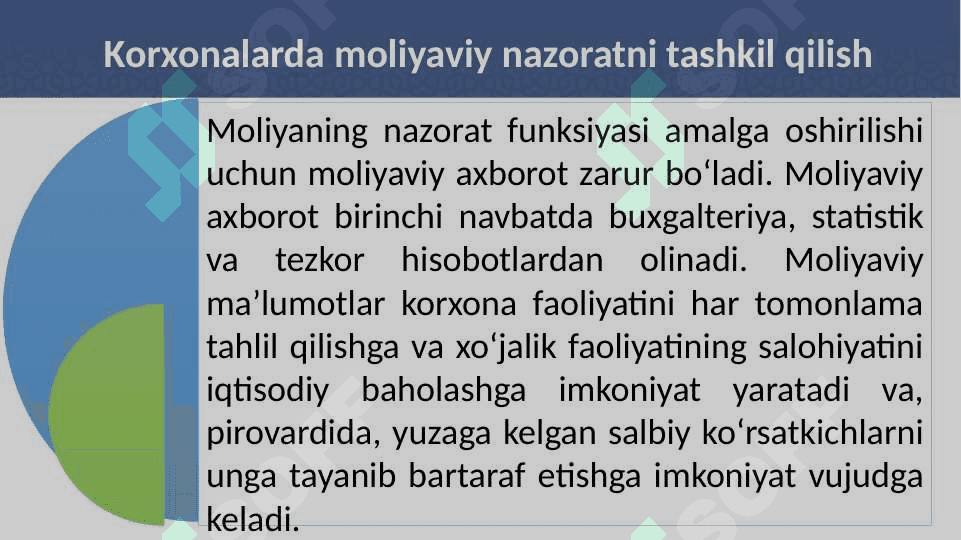 Moliyaviy menejmentni instrumentlari 6