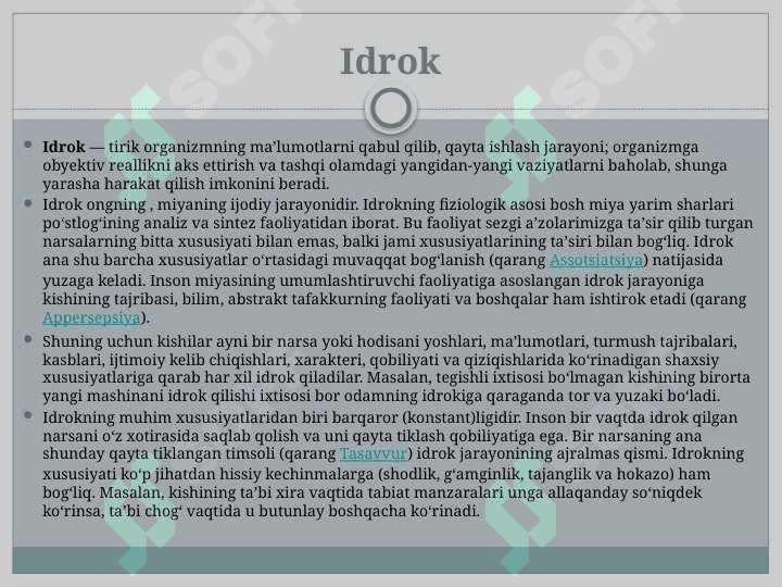 Vaziyatni noto'g'ri idrok etish va uning oqibatlari 3