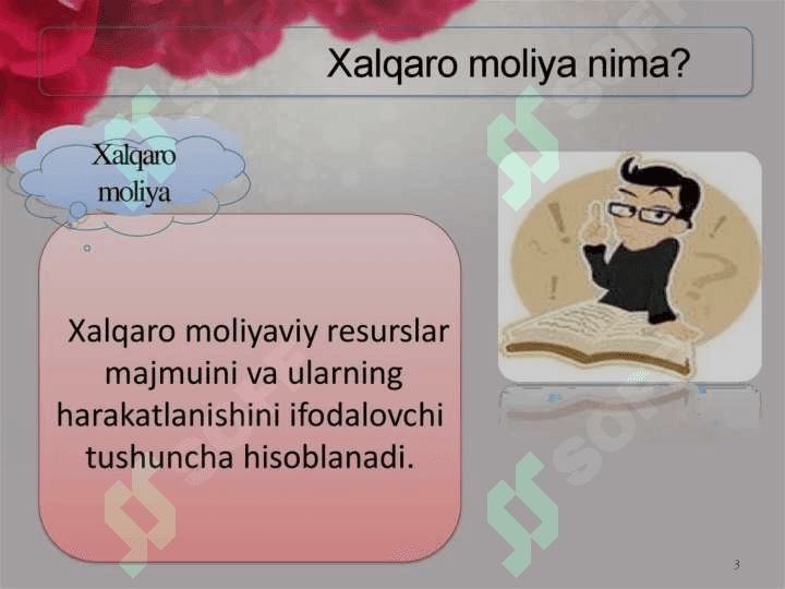 XALQARO MOLIYA 3