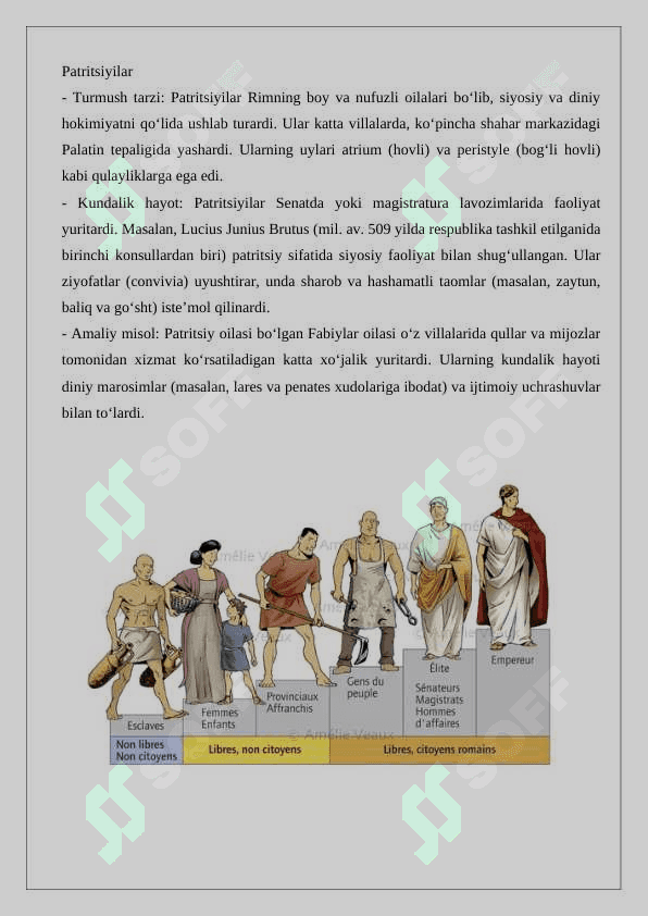 Ilk Rim rеspublikаsi” davrida Rim aholishining turmush tarzini 25 2