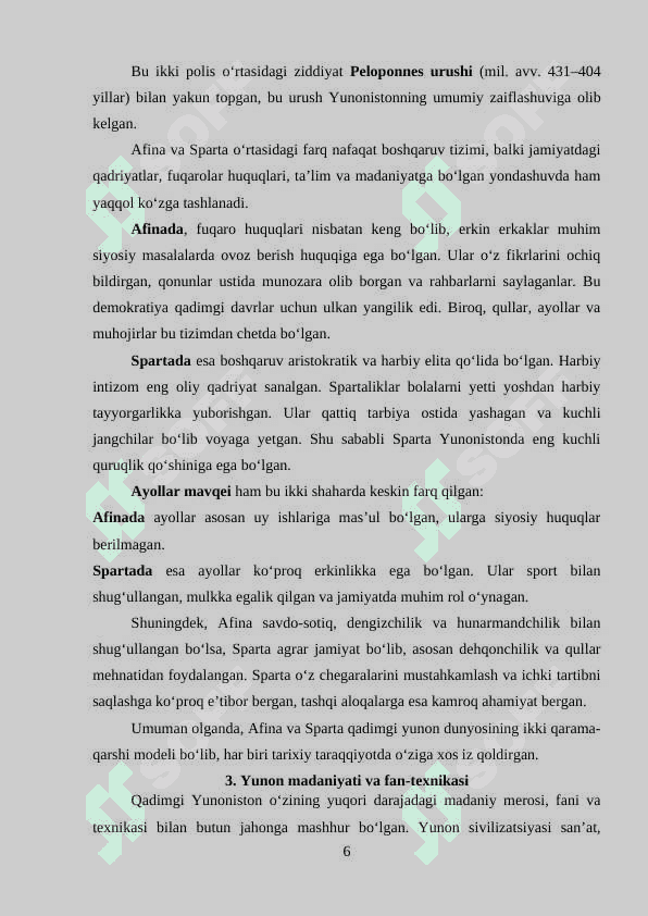 Qadimgi Yunon svilizatsiyasi 6