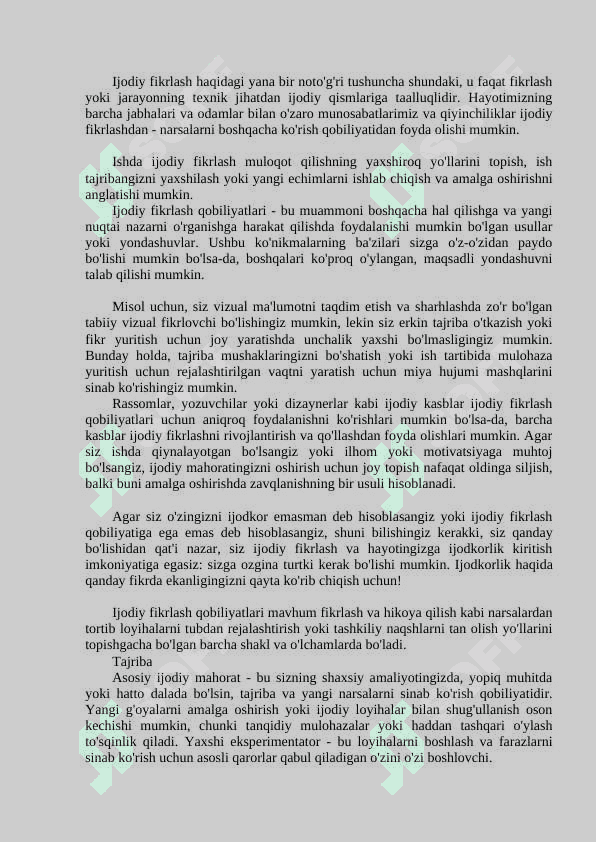 Yondashuvni aniqlash va uning shakllanishi 2