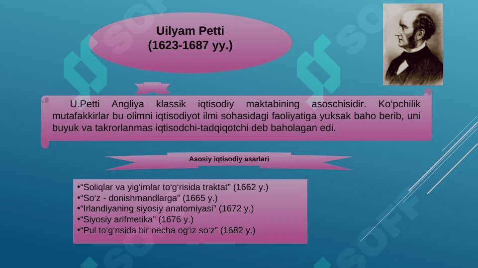 KLASSIK IQTISODIY MAKTABNING VUJUDGA KELISHI 3