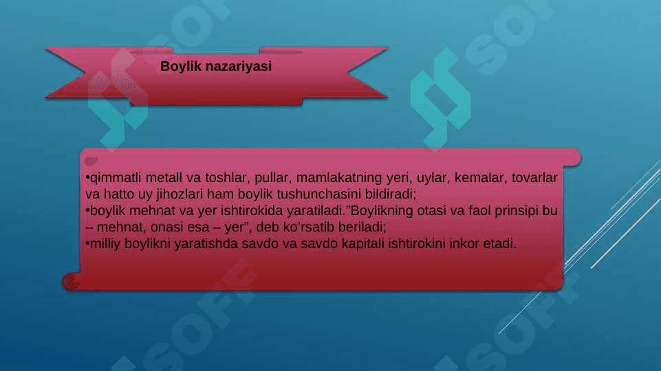 KLASSIK IQTISODIY MAKTABNING VUJUDGA KELISHI 5