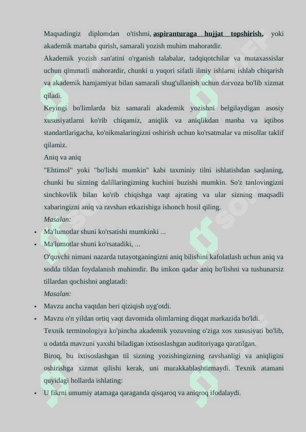 Akademik yozish 3