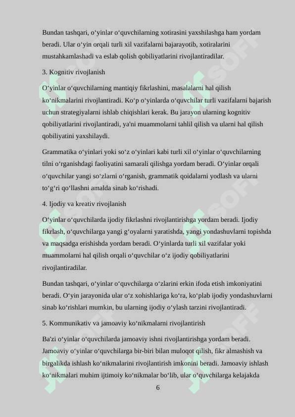 Ta‘limiy o‘yinlarning ahamiyati 6