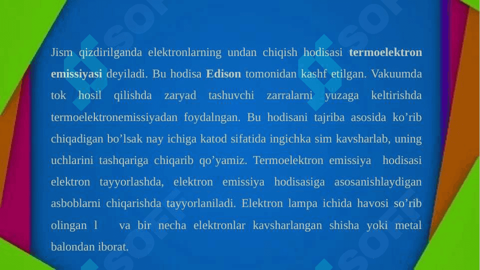 Vakumda Elektr Toki 4