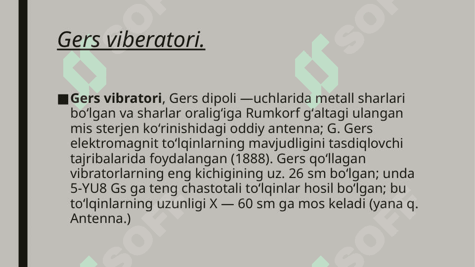 Gers viberatori Yorug’lik interferensiyasini kuzatish usullari 3