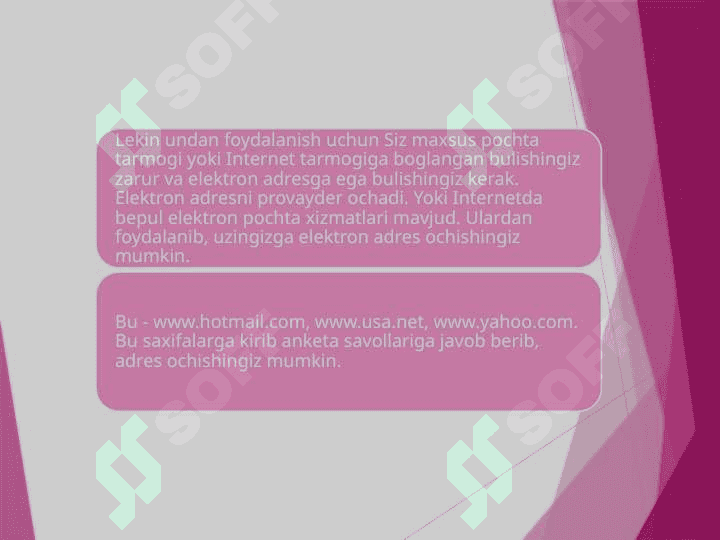 Elektron pochta orqali turli axborotlarni joʻnatish va qabul qilish 4