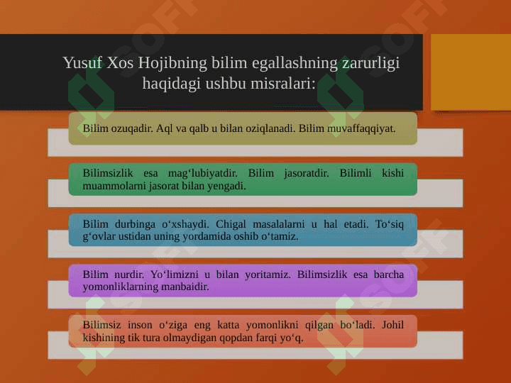 Ilm maskani katta hayot maktabi! 6