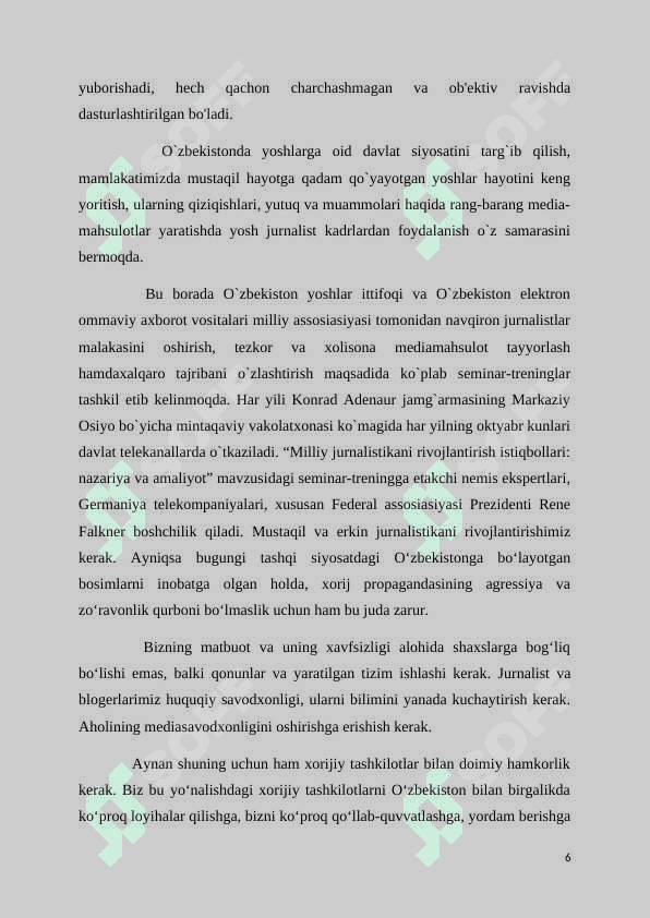 INFORMATSION DASTURDA BOSHLOVCHINING TUTGAN O'RNI VA AHAMIYATI 6