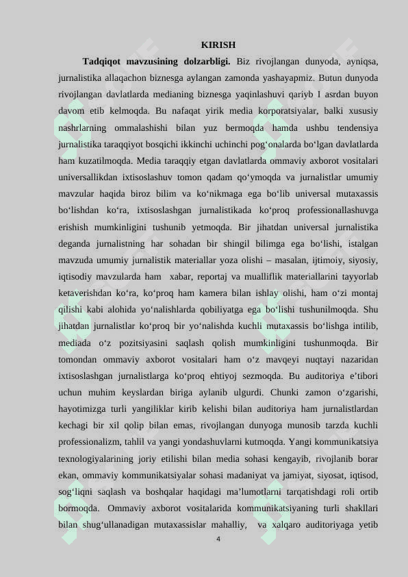 Xalqaro va o‘zbek elektron ommaviy axborot vositalarida – Financial Times, Bloomberg, Spot.uz, Review.uz misolida iqtisodiy mavzularning yoritilishi 4