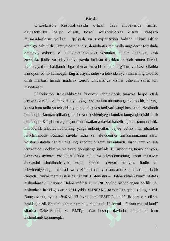 JAMIYAT TARAQQIYOTIDA RADIO VA TELEVIDENIYENI TUTGAN O‘RNI 3
