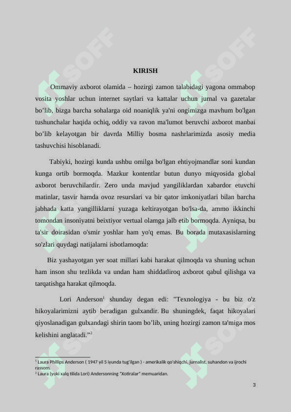 Komiks – vizual storitelling namunasi sifatida 3