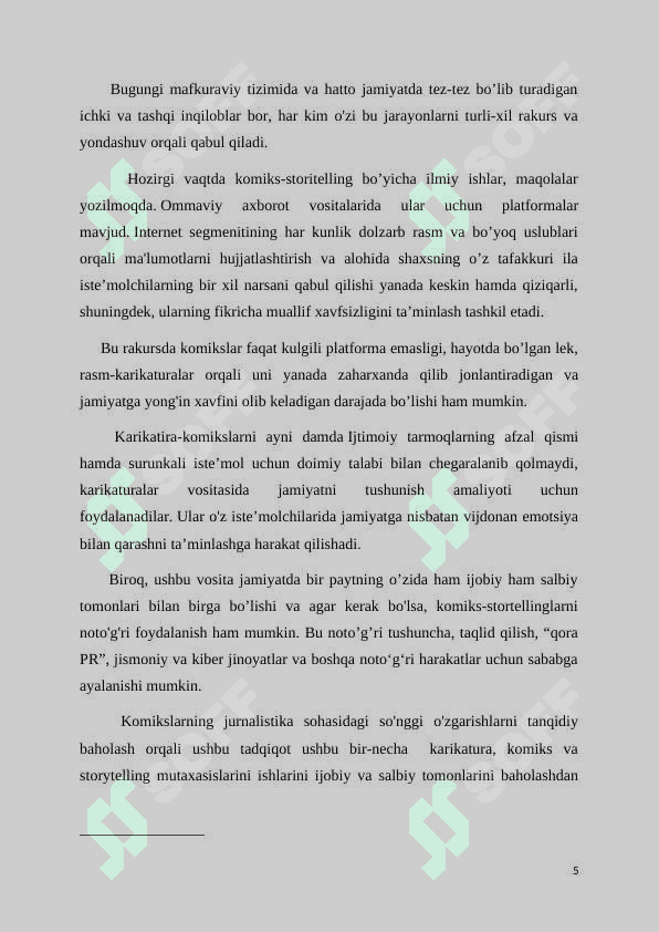 Komiks – vizual storitelling namunasi sifatida 5