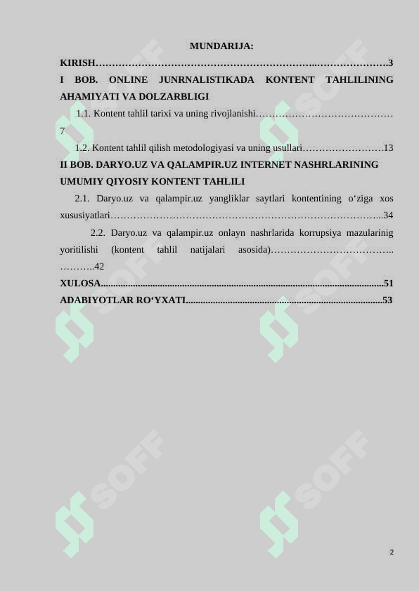 Online jurnalistikada kontent tahlil va uning tatbiq usullari 2
