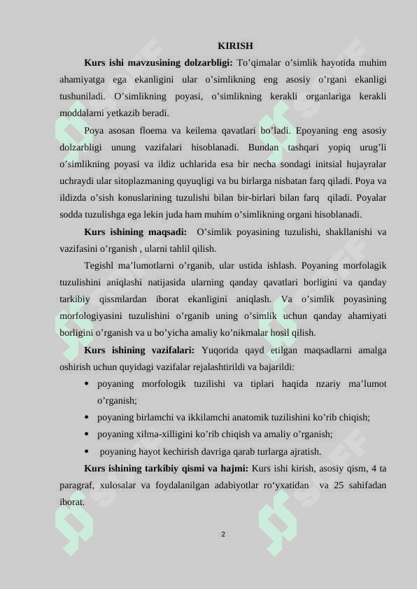 POYANING MORFOLOGIK TUZULISHI 2