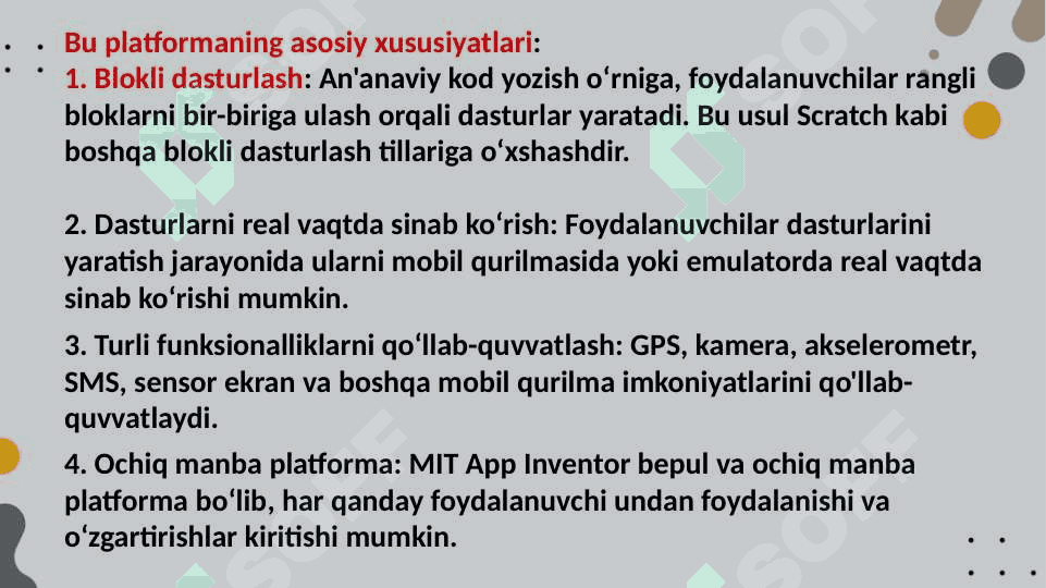 MIT App Inventor tizimi orqali pedagogik ilovalar yaratish. 3