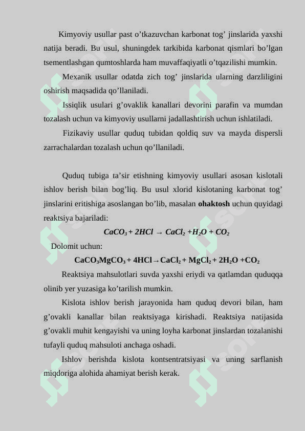 Neft uymlarida quduq tubiga ta’sir etish xususiyatlari 3