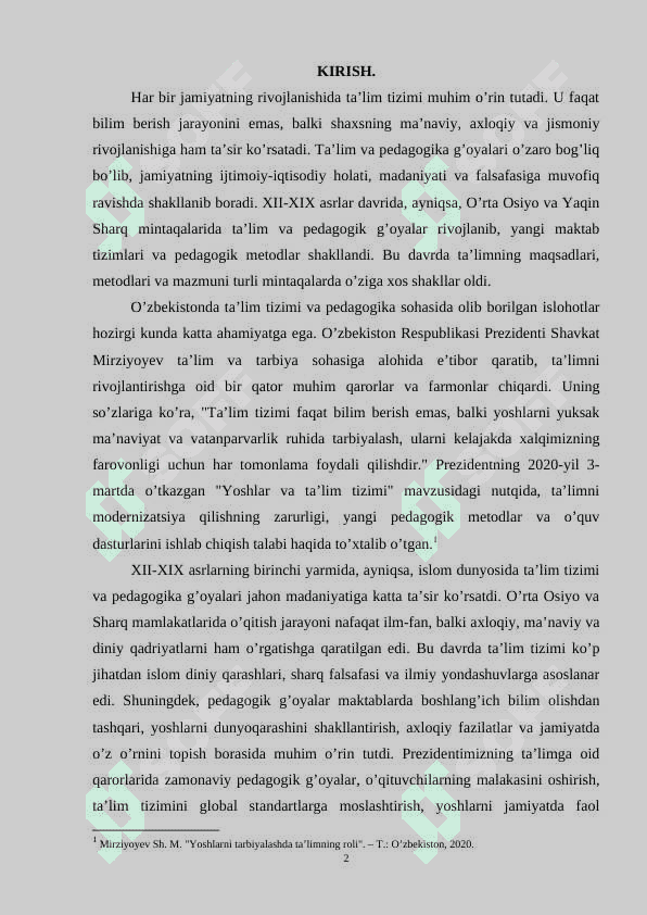 XII XIX asrlarning birinchi yarmida ta’lim maktab va pedagogika g’oyalari 2