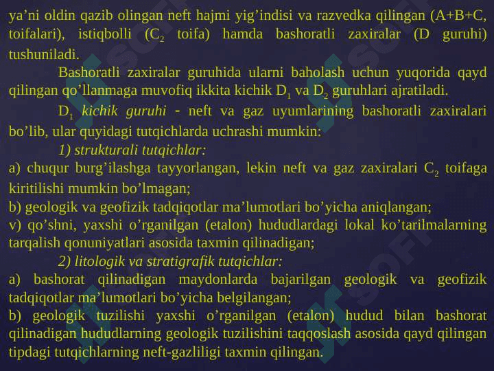 NEFT VA GAZNING ISTIQBOLLI (С2 TOIFA) 6