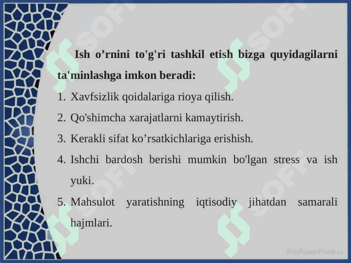Faoliyat xavfsizligini ta’minlashning ergonomika va psixologik asoslari 5