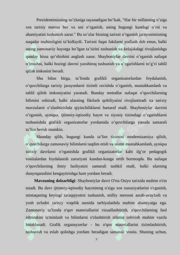 Shayboniylar davrida ijtimoiy iqtisodiy hayot mavzusini o’qitishda grafik organayzerlardan foydalanish 3